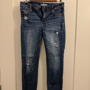 7R Ripped Hollister Super Skinny Jeans